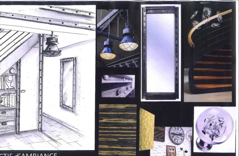 Aménagement sur mesure d'un dessous d'escalier avec éclairages LED
