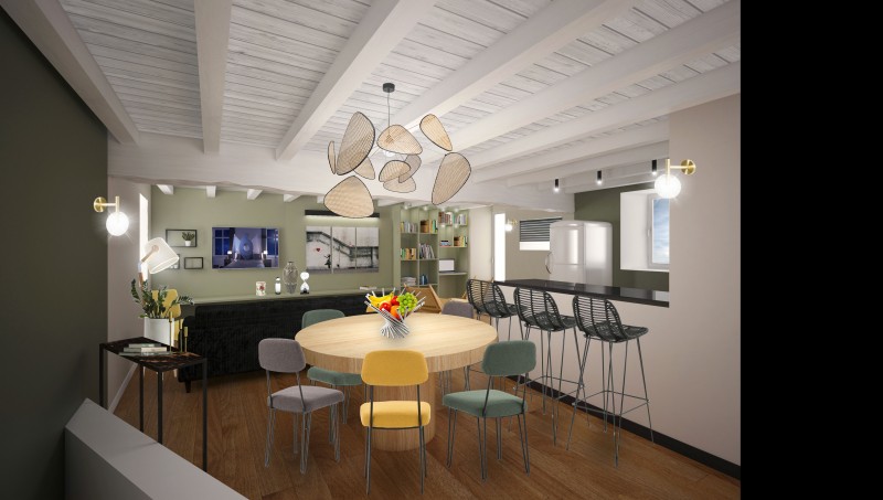 Aménagement et décoration d'un gîte