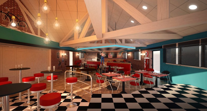 Salle restaurant "LE CAMPING d'UTAH BEACH"